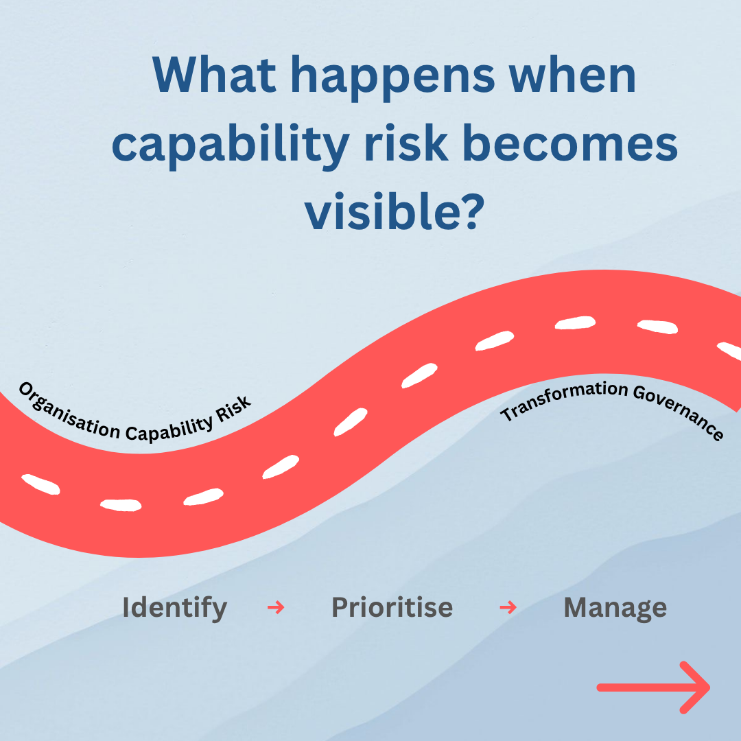 What happens when capability risk becomes visible